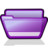 folder violet open Icon